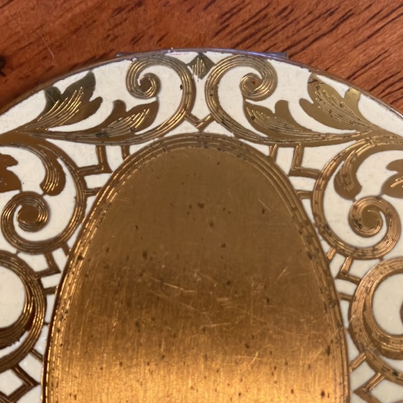 Beautiful antique compact from Art Deco era, made in USA by Elgin American! - Picture 9 of 16